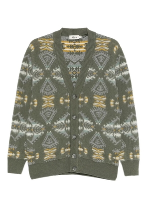 Altea patterned button cardigan - Green