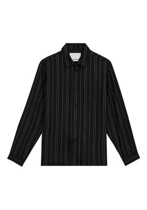 MARANT Irudy pinstriped cotton shirt - Black