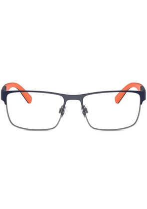 Polo Ralph Lauren rectangle-frame glasses - Blue