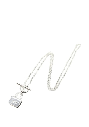 Hermès Pre-Owned 2010s Amulet lock necklace - Silver