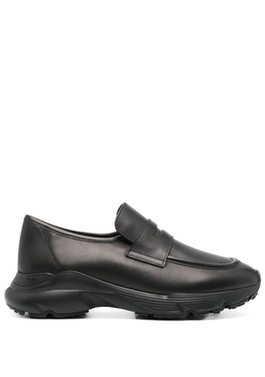 Tod's leather loafers - Black
