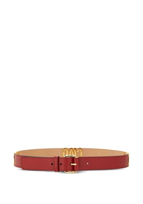 Moschino leather belt - Red