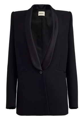 KHAITE The Helio shawl-lapels blazer - Black