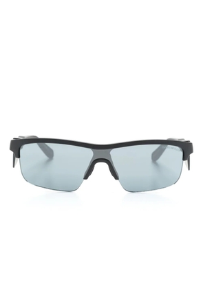 Emporio Armani shield-frame sunglasses - Black
