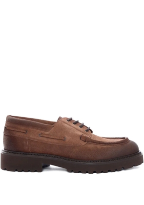 Doucal's suede derby shoes - Brown