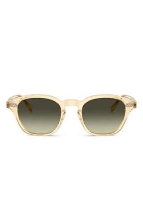 Oliver Peoples Eyles round-frame sunglasses - Brown