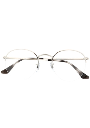 Ray-Ban round frame optical glasses - White