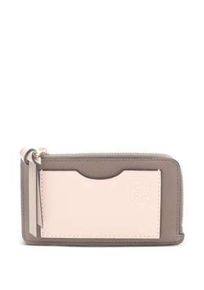 Loewe Pre-Owned 2020s anagram-detail wallet - Grey