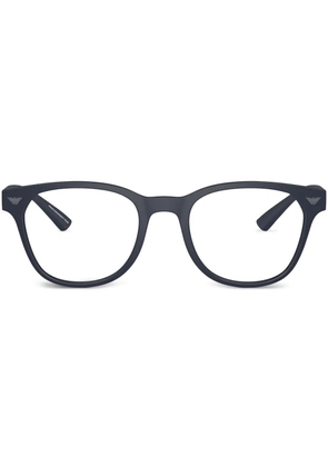 Emporio Armani square frame glasses - Blue