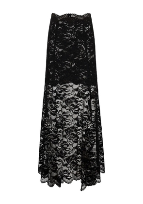Rabanne flared maxi skirt - Black