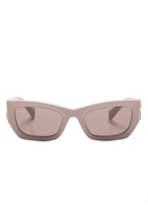 Miu Miu Eyewear Runway rectangle-frame sunglasses - Pink