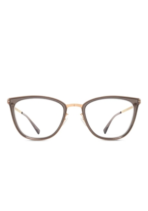 Mykita cat-eye frame glasses - Brown