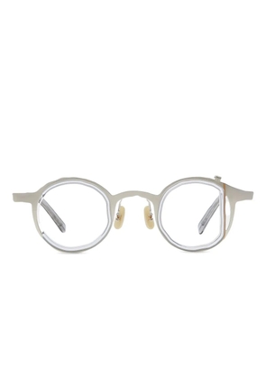 Masahiro Maruyama MM-0077 geometric glasses - White