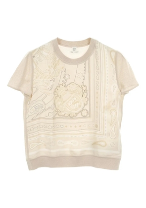 Hermès Pre-Owned 2000s Candy Libris Bandana T-shirt - Neutrals