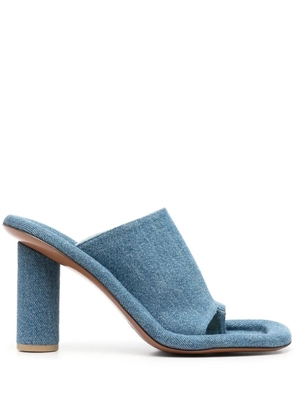 AMBUSH Cushion denim-lined sandals - Blue
