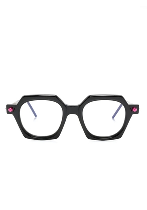 Kuboraum Maske P10 geometric-frame glasses - Black