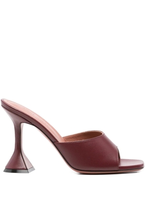 Amina Muaddi 95mm Lupita heeled sandals - Red