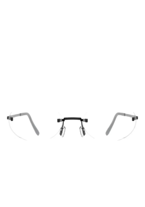 Blackfin round-frame glasses - White