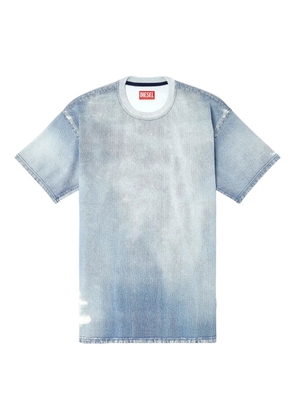 Diesel D-Box Jogg distressed denim T-shirt - Blue