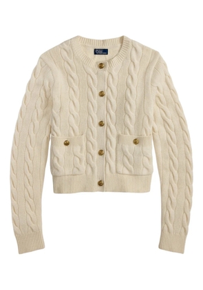 Polo Ralph Lauren cable-knit button-down cardigan - Neutrals
