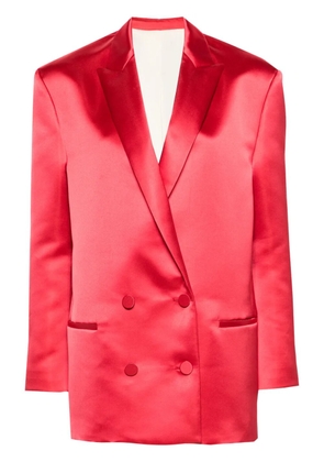 Philosophy Di Lorenzo Serafini double-breasted satin blazer - Red