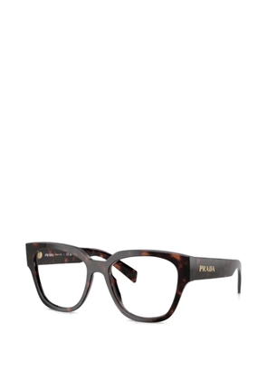 Prada Eyewear browline glasses - Brown