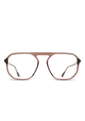 Mykita Loomis geometric glasses - Brown
