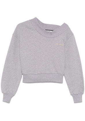 The Attico mélange-effect sweatshirt - Grey