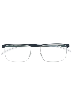 Mykita Stuart rectangle-frame glasses - Blue