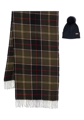 Barbour tartan scarf set - Green
