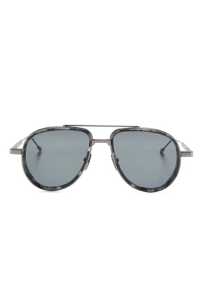 Thom Browne Eyewear pilot-frame sunglasses - Grey