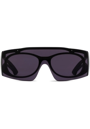 Alexander McQueen Eyewear logo-print sunglasses - Black