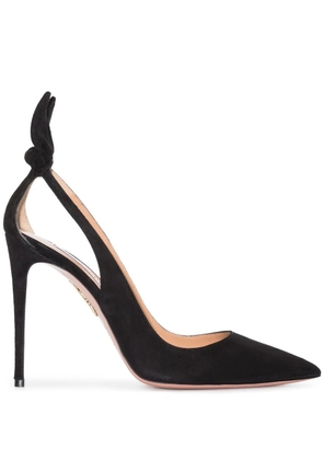 Aquazzura 105mm Bow Tie pumps - Black