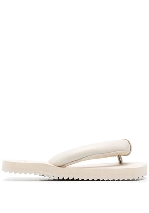 YUME YUME Suki padded-strap flip flops - Neutrals