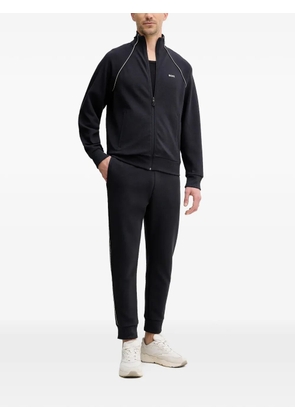 BOSS logo-embroidered tracksuit - Blue