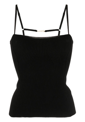 Jacquemus Le Haut Sierra ribbed tank top - Black