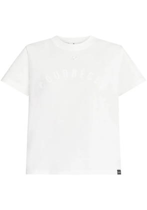 Courrèges Ac Straight cotton T-shirt - White