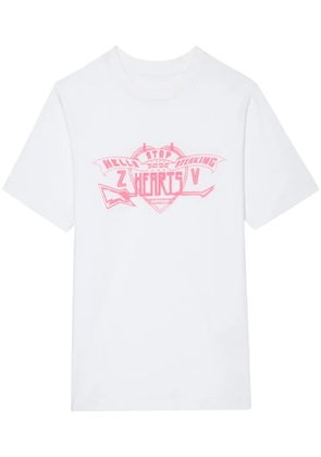 Zadig&Voltaire Edwin Co Hearts T-shirt - White