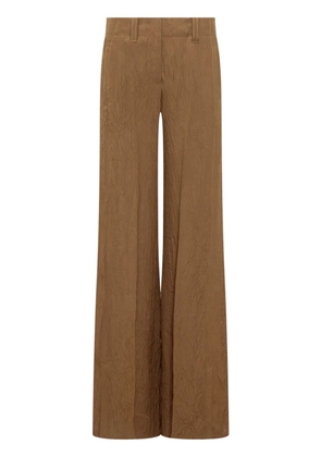 Seafarer high-waisted trousers - Brown