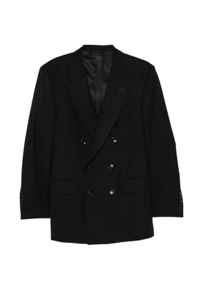 TOM FORD double-breasted pinstripe blazer - Black