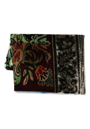 Pierre-Louis Mascia floral-pattern scarf - Brown