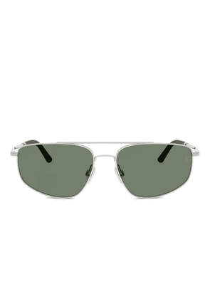 Oliver Peoples metal rectangle sunglasses - Silver