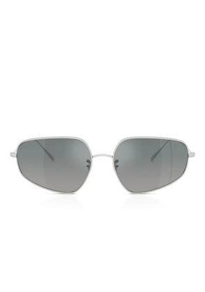 Oliver Peoples Eylla geometric-frame tinted sunglasses - Silver