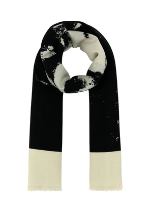 Alexander McQueen skull-print scarf - Black