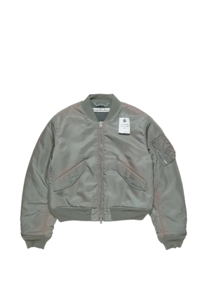 Acne Studios full-zip bomber jacket - Grey