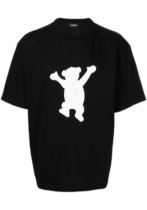 We11done teddy bear print T-shirt - Black