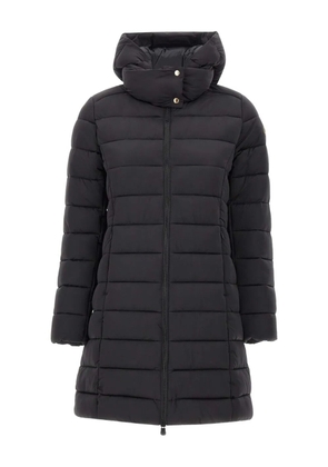 Save The Duck funnel-neck padded coat - Black