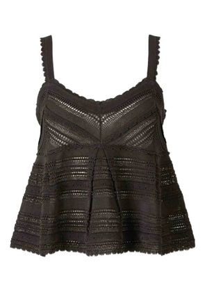 ZIMMERMANN Lucky Lace scalloped top - Black