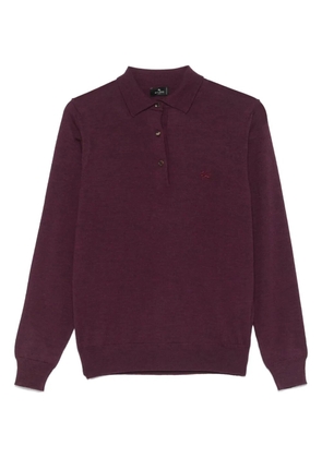 ETRO wool polo shirt - Purple