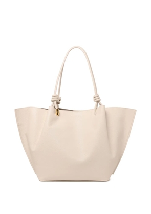 Coccinelle logo-detail tote bag - White